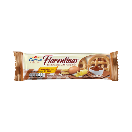 Gamesa Florentinas Milk Caramel Flavor