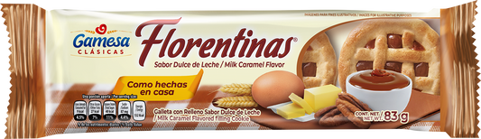 Gamesa Florentinas Milk Caramel Flavor